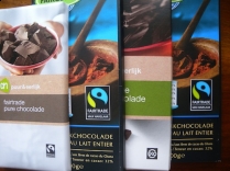 Czekolady FairTrade z dyskontów w Holandii